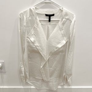 BCBG MAXAZRIA Off White Blouse XXS